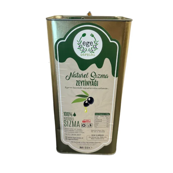 Naturel Sızma Zeytinyağı (Organik, Soğuk Sıkım) 1 lt